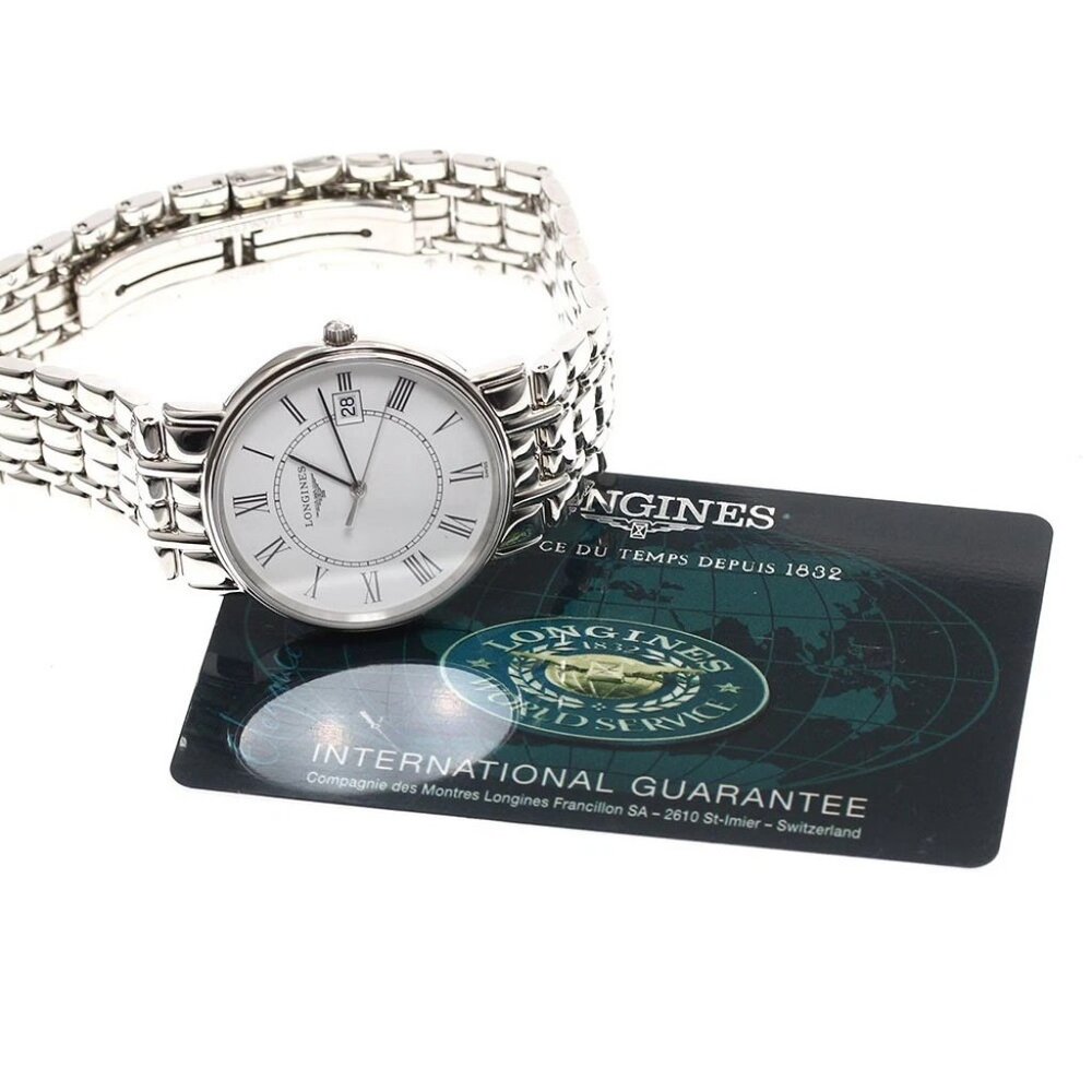 LONGINES Grand classic L4.720.4 Date white Dial Quartz Men's Watch - Picture 2 of 12